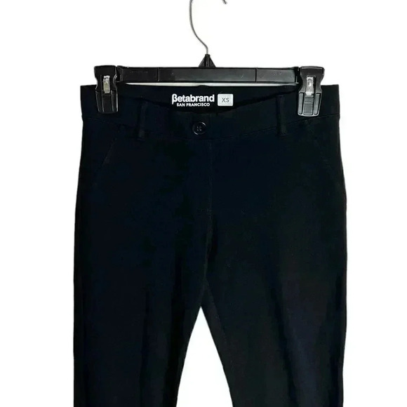 BETABRAND Classic Dress Pant Yoga Pants Crop Classic Fit Black Size XS - Picture 3 of 8